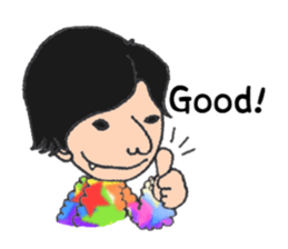 Colorful Little People sticker #3804595