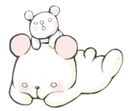 Bear and Teddy bear sticker #3804769