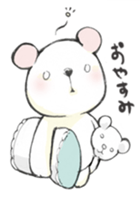 Bear and Teddy bear sticker #3804770