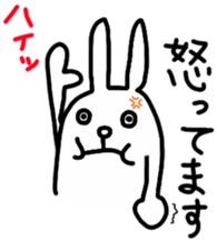 Rabbit to show of hands. sticker #3805089