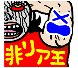 okinawa funny face manga 07 sticker #3805743