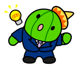 Work of david of the cactus* sticker #3806118