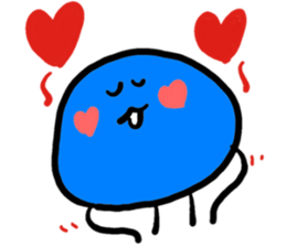 Pleasant jellyfish sticker #3807015