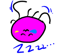 Pleasant jellyfish sticker #3807025