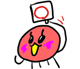 Pleasant jellyfish sticker #3807028