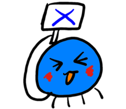 Pleasant jellyfish sticker #3807029