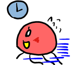 Pleasant jellyfish sticker #3807037