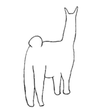 Llama with buckteeth sticker #3807224