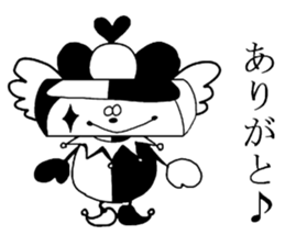 Contact blur clown sticker #3808211