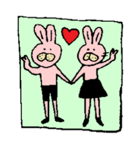 rabbit KUN sticker #3808633