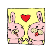 rabbit KUN sticker #3808634