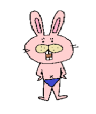 rabbit KUN sticker #3808639