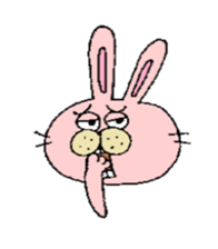 rabbit KUN sticker #3808643