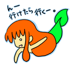 Depression of Little Mermaid sticker #3808782