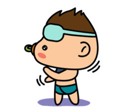 "V" the Pacifier Baby sticker #3809093