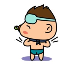 "V" the Pacifier Baby sticker #3809099