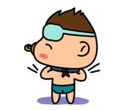 "V" the Pacifier Baby sticker #3809099