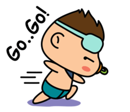 "V" the Pacifier Baby sticker #3809112