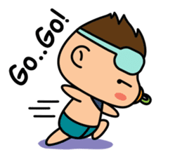 "V" the Pacifier Baby sticker #3809112