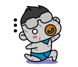 "V" the Pacifier Baby sticker #3809124