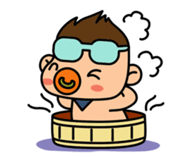 "V" the Pacifier Baby sticker #3809126