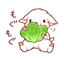 Kawaii MOFUMOFU Sticker by ARINKO sticker #3809796