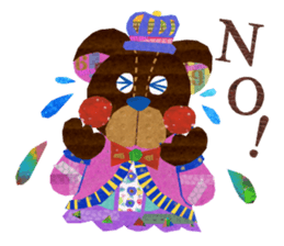 One week the second round of bear sticker #3809968