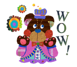 One week the second round of bear sticker #3809972