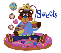 One week the second round of bear sticker #3809983