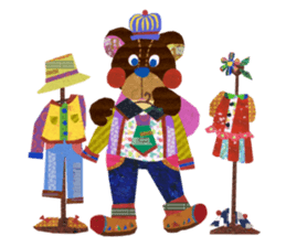 One week the second round of bear sticker #3809985