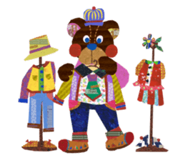 One week the second round of bear sticker #3809985