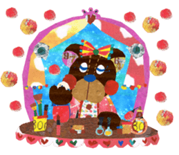 One week the second round of bear sticker #3809989