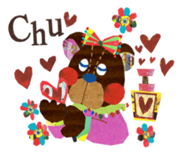 One week the second round of bear sticker #3809990