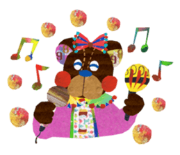 One week the second round of bear sticker #3809992