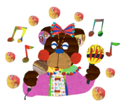 One week the second round of bear sticker #3809992