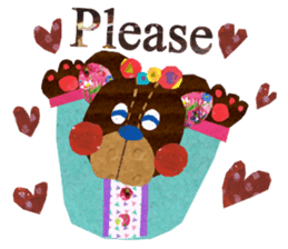 One week the second round of bear sticker #3810003