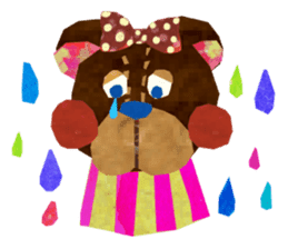 One week the second round of bear sticker #3810005