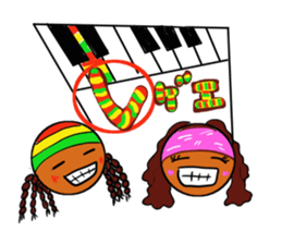 note couple sticker #3810169