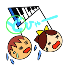 note couple sticker #3810175