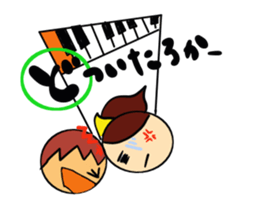 note couple sticker #3810176