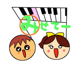 note couple sticker #3810199