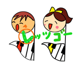 note couple sticker #3810201