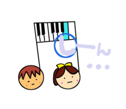 note couple sticker #3810203