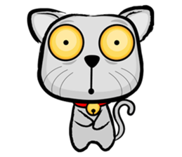 WOODY - The Crazy Cat sticker #3810724