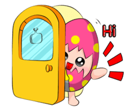 Bonlin egg & GJ pumpkin sticker #3810973