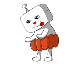 Bonlin egg & GJ pumpkin sticker #3810983