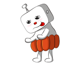 Bonlin egg & GJ pumpkin sticker #3810983