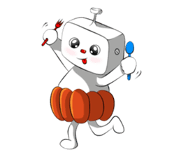 Bonlin egg & GJ pumpkin sticker #3810984