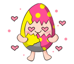 Bonlin egg & GJ pumpkin sticker #3810999