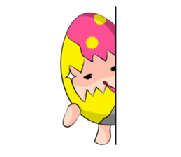 Bonlin egg & GJ pumpkin sticker #3811002